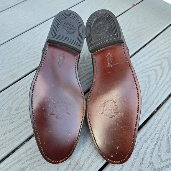 Florsheim Imperial Leather Oxford brogue Cap Toe dress Shoes Burgundy, Size 11 main image 7